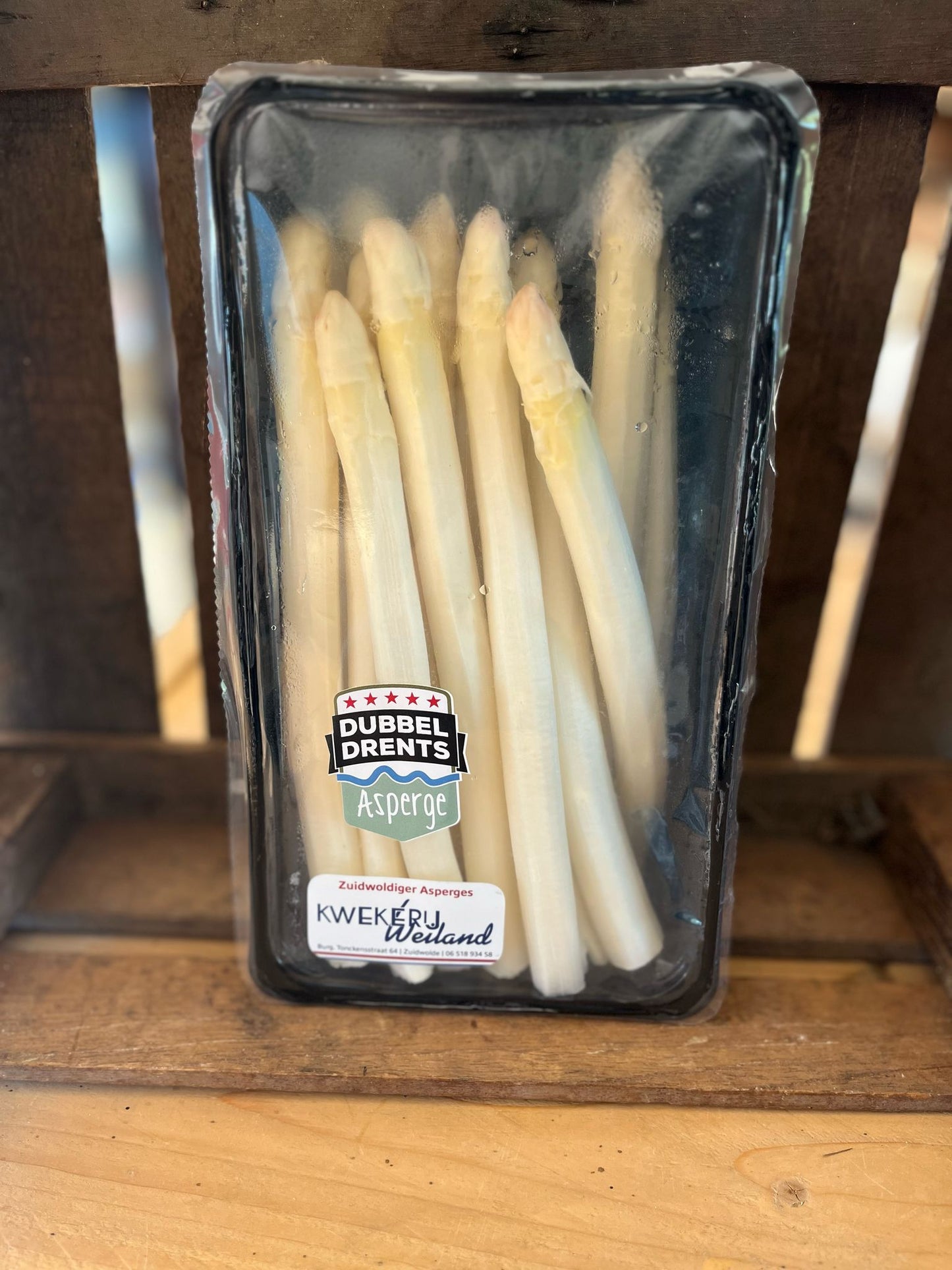 Asperges, geschild