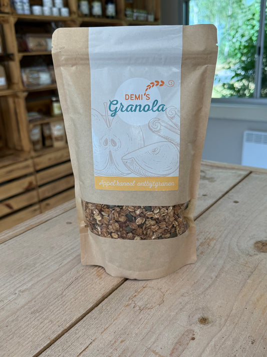 Appel kaneel granola